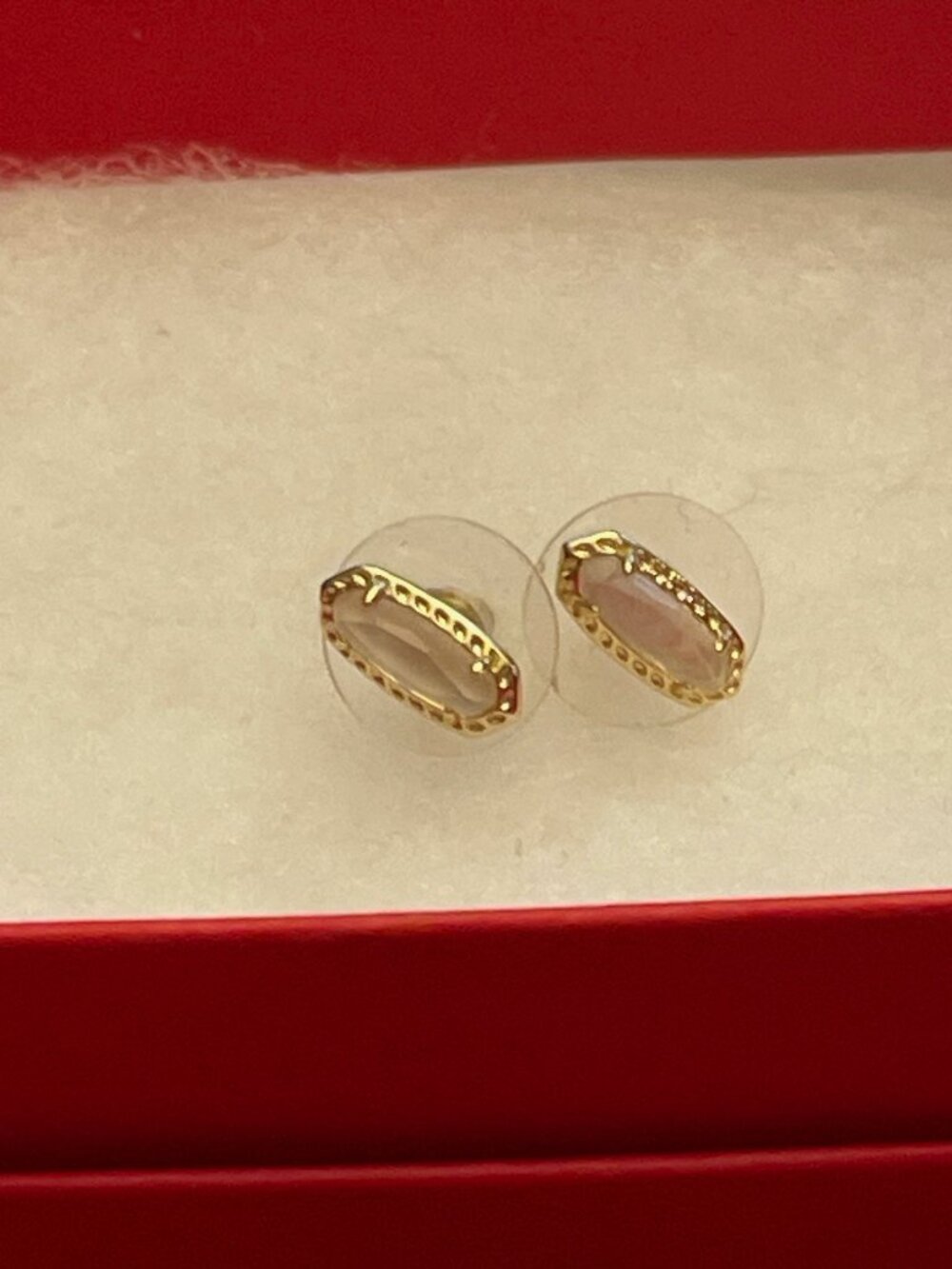 Kendra Scott Emma Stud Earrings Gold w/ pearl